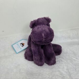 SOLD - BNWT Customized Jellycat Tiny Smudge Hippo "Lollipop'